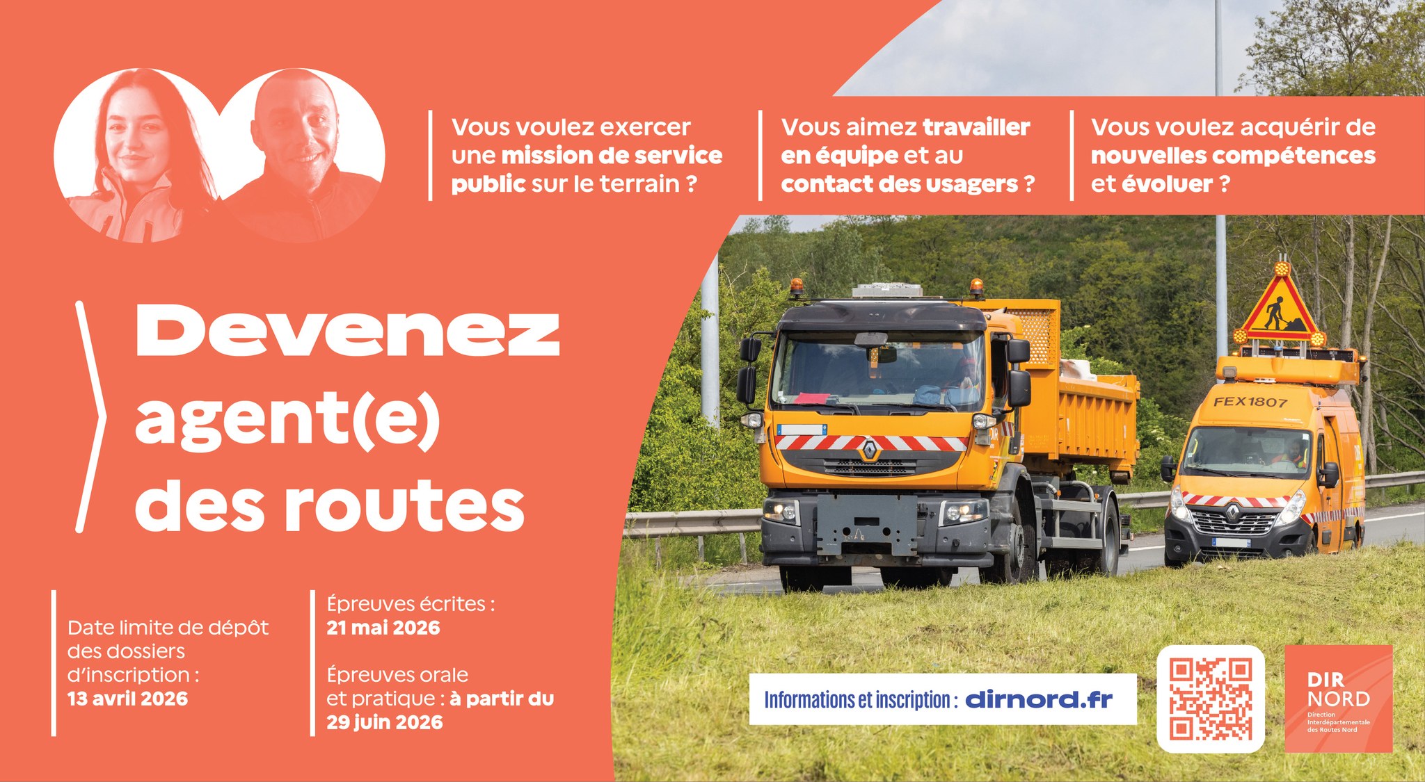 La DIR Nord recrute !